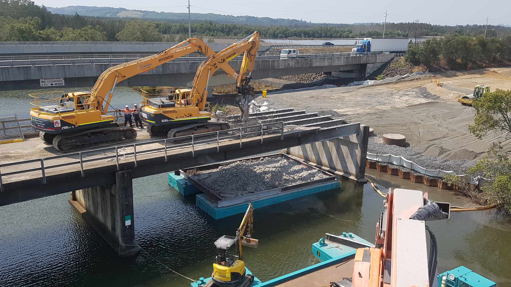 bridge demolition Brisbane